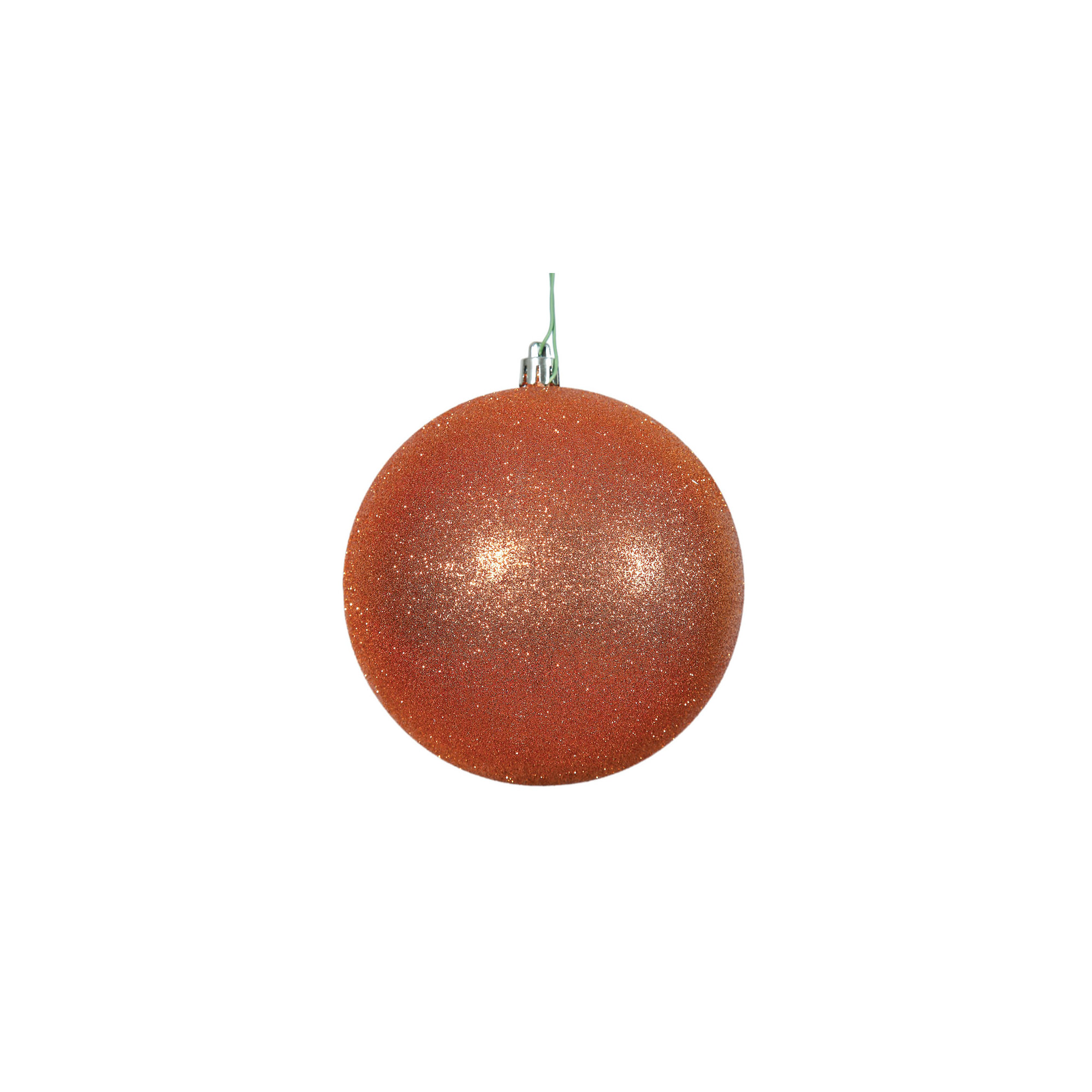 Holiday Décor Ball Ornament, Burnished Orange