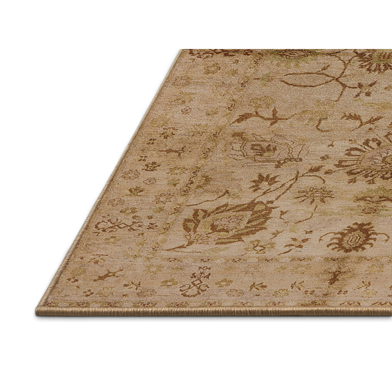 Tapis oriental brun / beige Hampig, Rectangle 8 pi x 12 pi