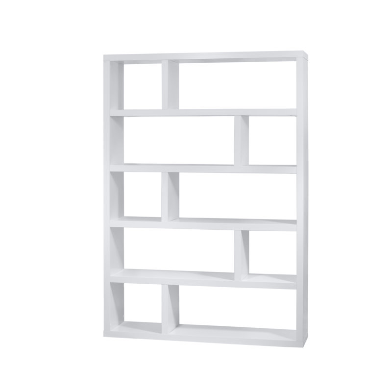 Bibliothèque verticale Chande, Blanc mat