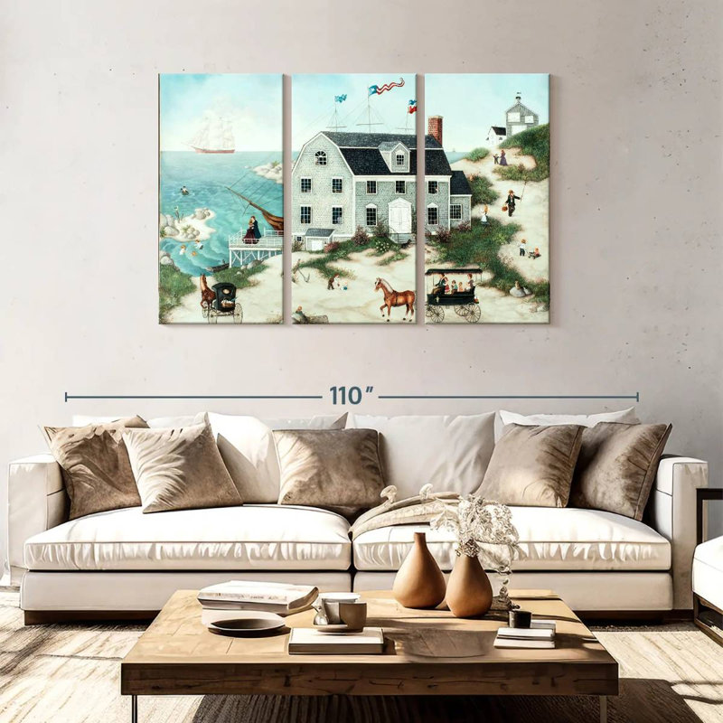 Gillard Home From The Sea, H 48 po x l 74 po