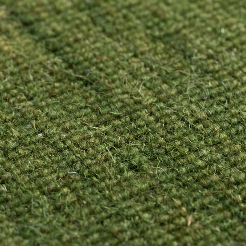 Poga Wool Hand Woven Area Rug, Rectangular 200 x 300cm, Green