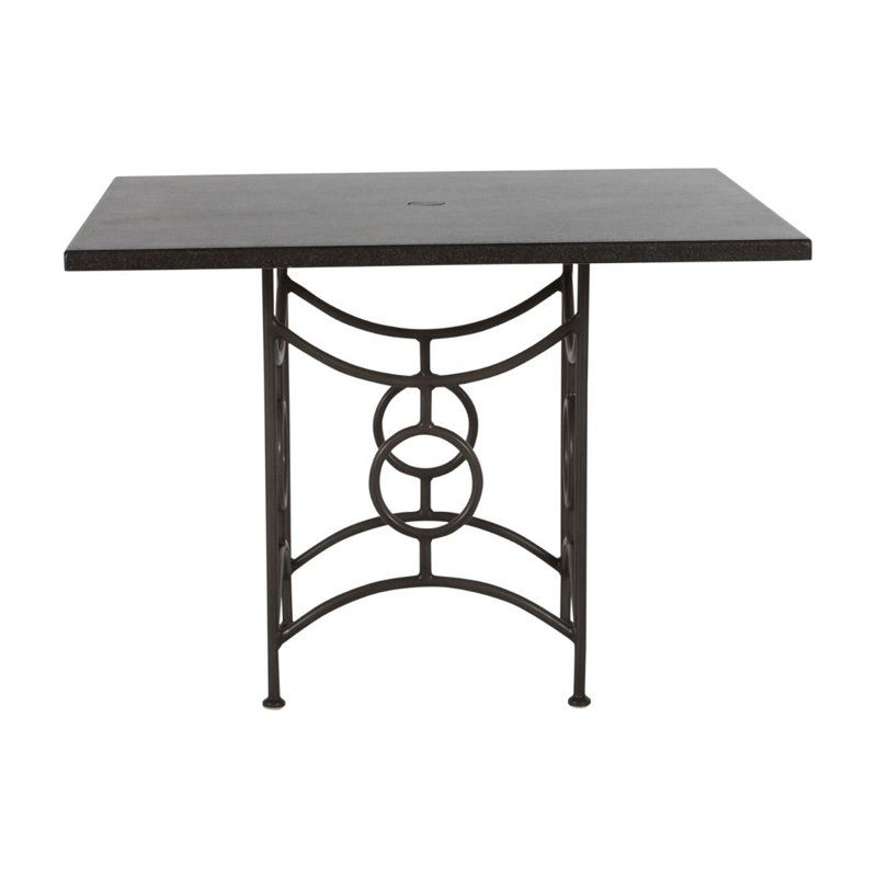 Superstone 42" Square Dining Table with Hole