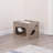 12.5" Cat House with Fish Detailing