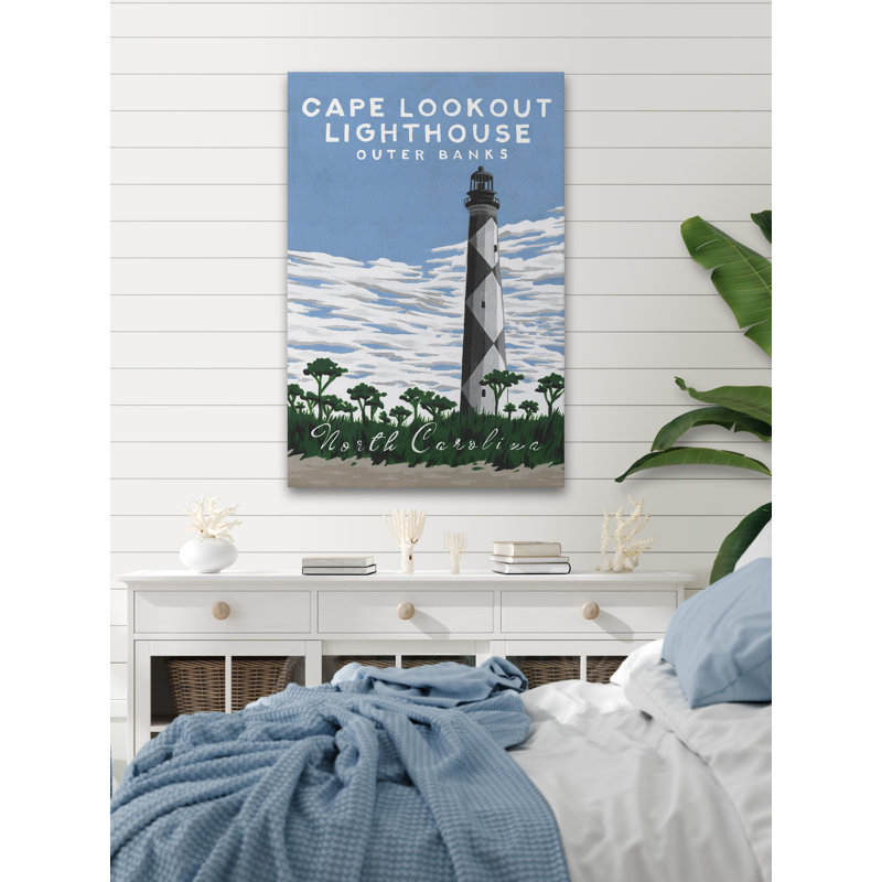 Outer Banks - Reproduction de publicité sur toile tendue, H 45 po x l 30 po x P 1,5 po