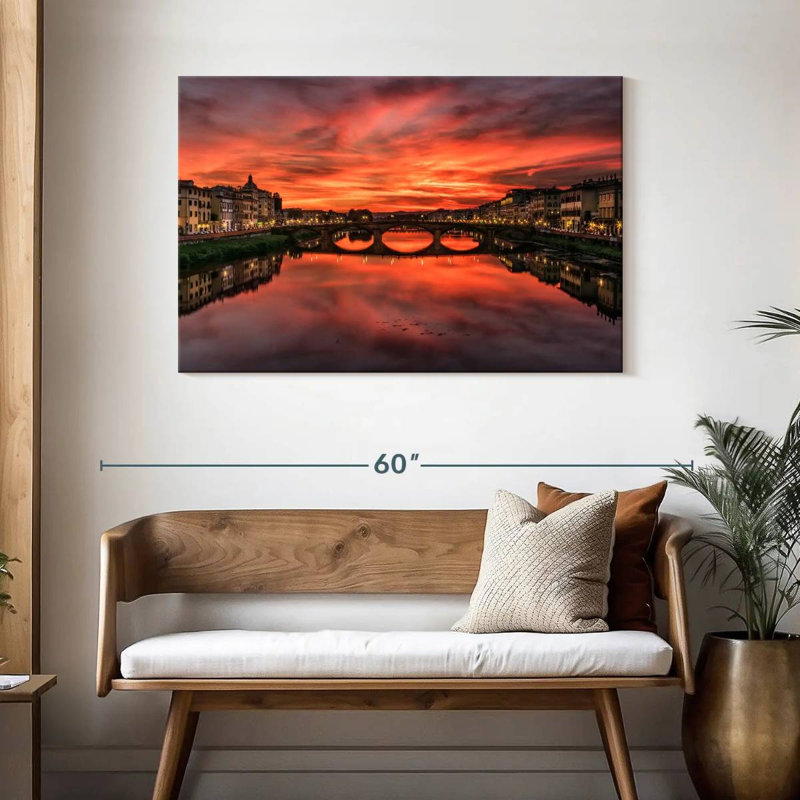 Kavia Ponte Vecchio Florence Italie I, H 30 po x l 45 po