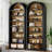 Set Of 2 Tall Arched Bookshelf-675895892