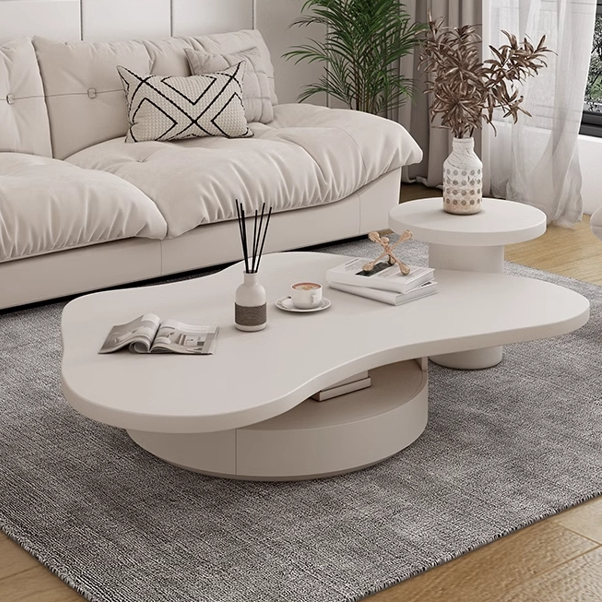 Hokku Designs Rahshon Nesting Coffee Table Sets Wayfair