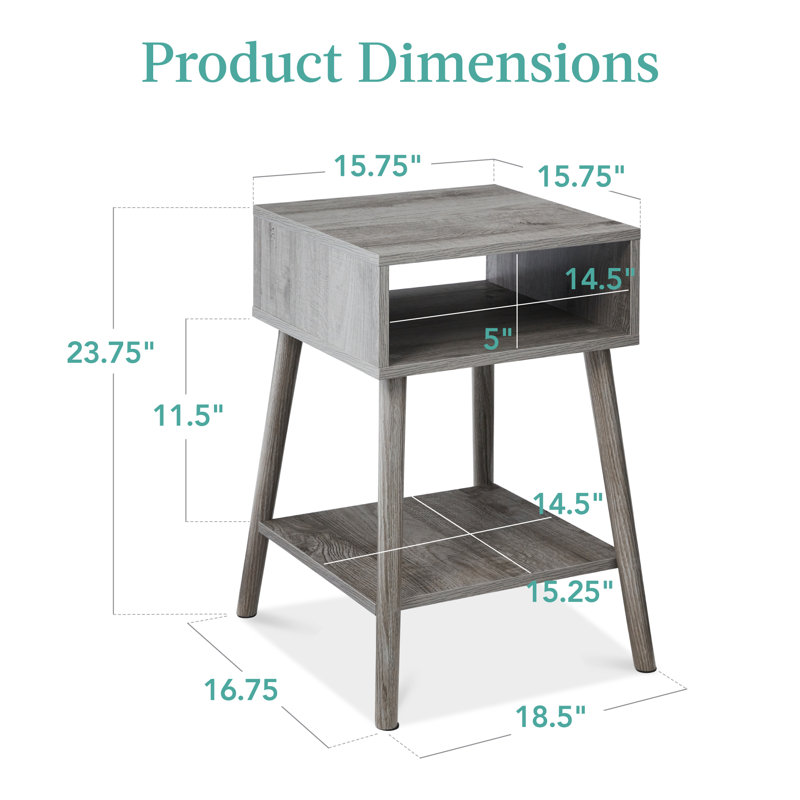 Horlacher End Table Set, Gray