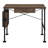 Weathered Oak And Black 1-Drawer Writing Desk