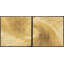 Wave Gold - 2 Piece Single Picture Frame Illustration