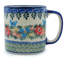 Ring of Flowers Stoneware Coffee Mug