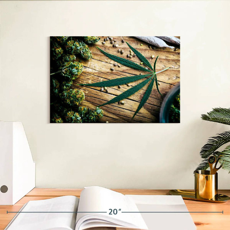 Marijuana séchée, H 8 po x l 12 po