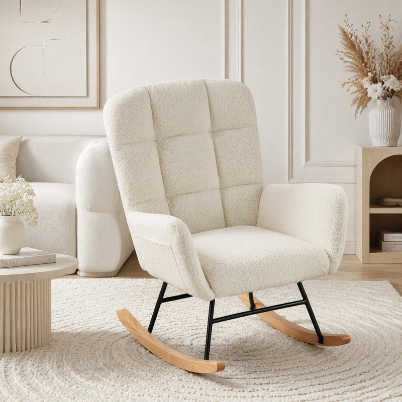 Fauteuil à bascule Teddy
