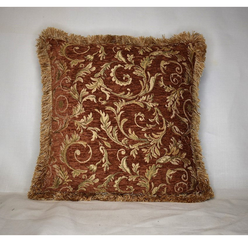 Floral Reversible Throw Pillow, 14"H x 14"W