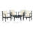Kamyri Acacia 4 - Person Patio Conversation Set with Cushions-1268779297