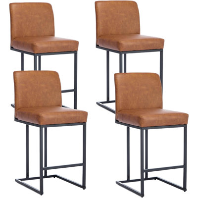 Counter Stool with Metal Frame