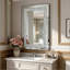 Grand miroir suspendu en cristal Crystal Diamond