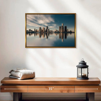 Reflet de Detroit Skyline
