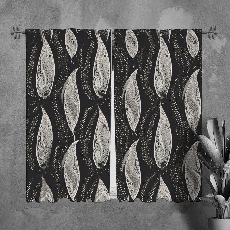 Kristberg Room Darkening Curtain Pair, 20" W x 82" L