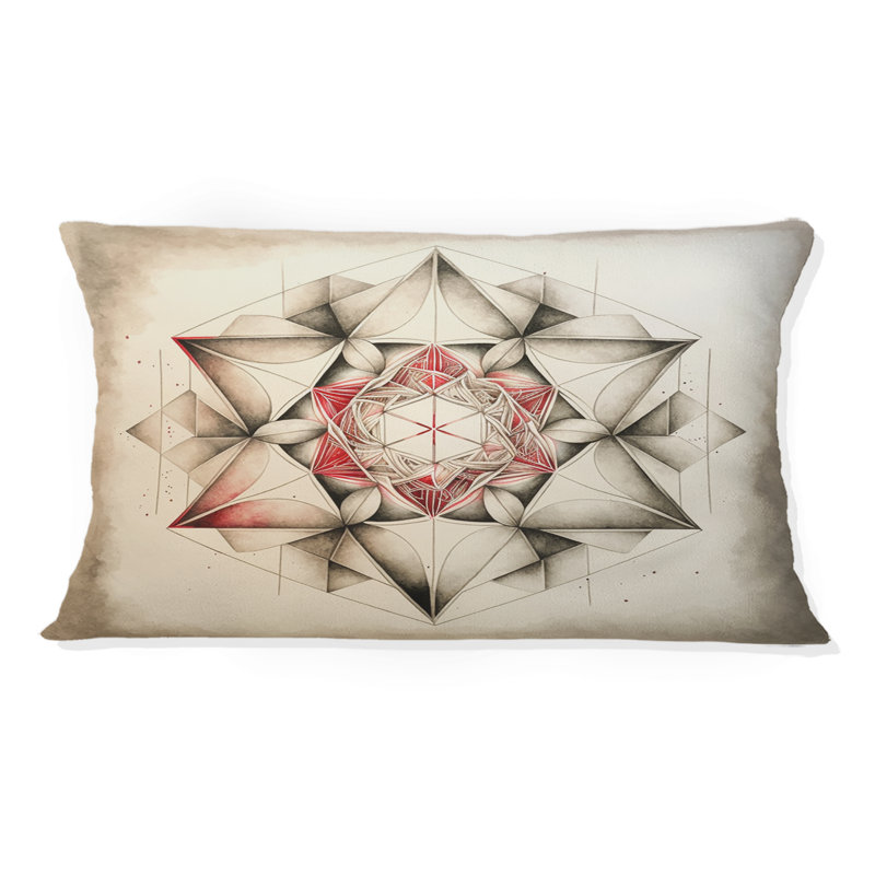Coussin décoratif géométrique Sacred
