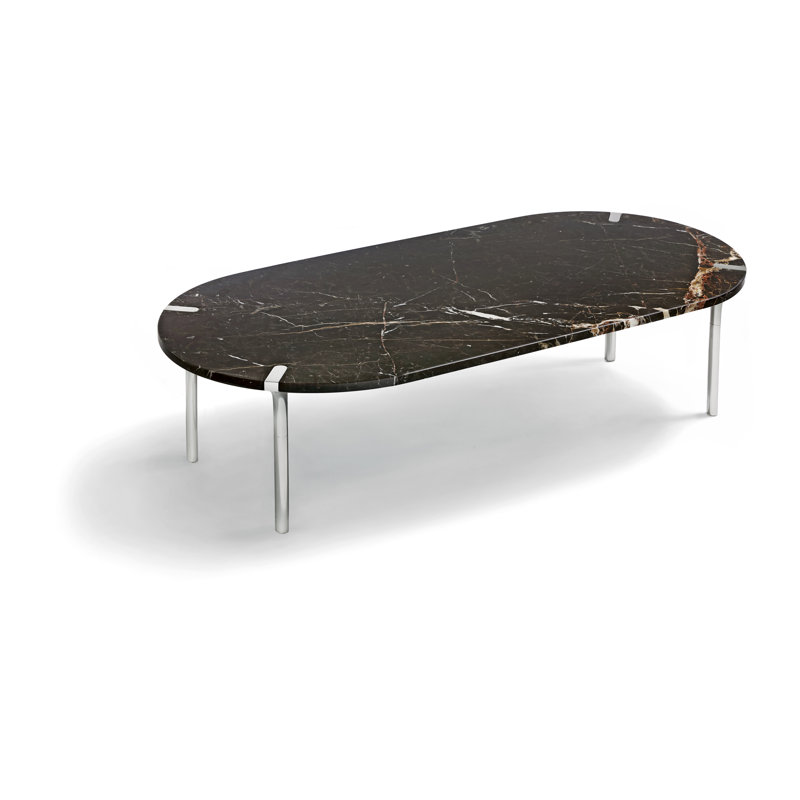 Table basse avec dessus de plateau Sereno