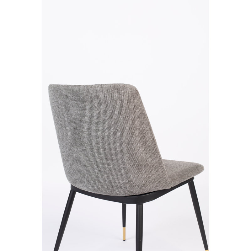 Lionel Upholstered Dining Chair, Gray