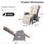 Outdoor Lounge Chair with Ottoman-24312246
