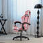 Inbox Zero Adjustable Reclining Swiveling PC & Racing Game Chair with Footrest-1914706556
