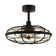 Kayaan 21'' Caged Ceiling Fan with LED Lights and Remote, 6 Speed,DC Motor, 5''/10'' Downrods