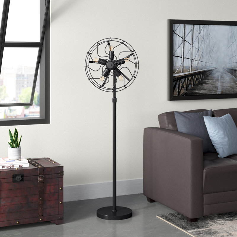 Aniki 62'' Novelty Floor Lamp, Black, Black