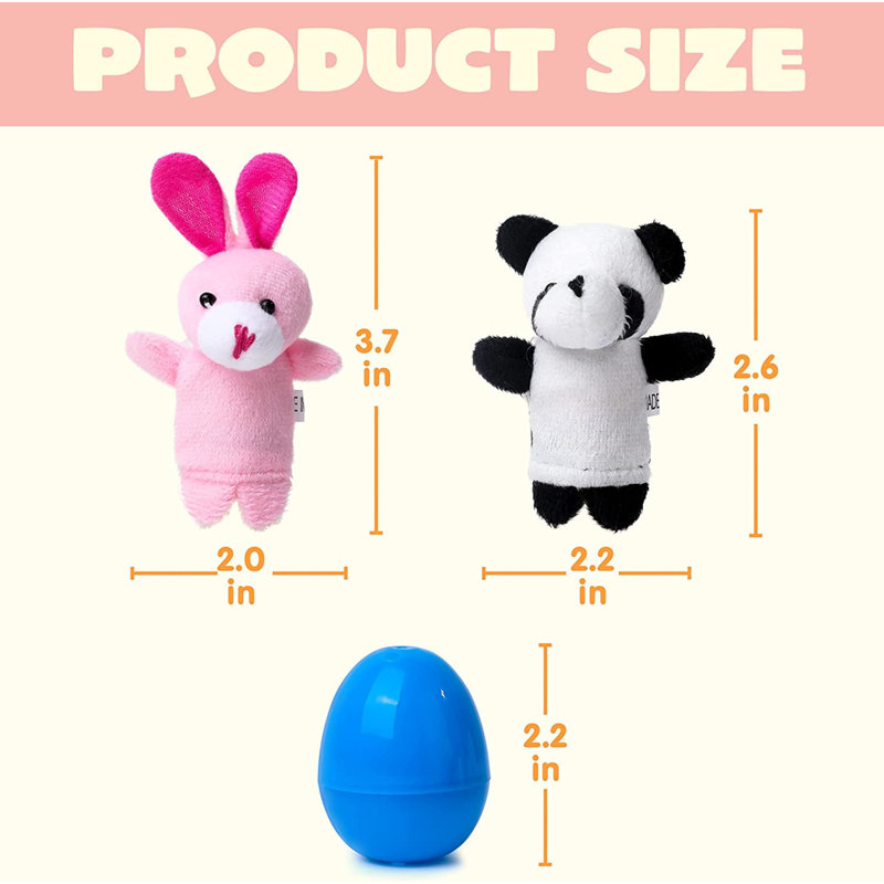 Œufs de Pâques à marionnettes à doigt