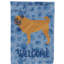 Caniche en polyester à 2 côtés 40 x 28 po standard welcome drapeau maison-957493151