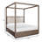 King Upholstered Poster Bed-552059359