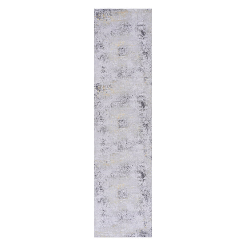 2'6''X10' Runner, Washable Rug, Low-Pile, Non-Slip, Non-Shedding, Foldable, Kid & Pet Friendly - Area Rugs For Living Room, Bedroom, Kitchen, Dining Room Rug