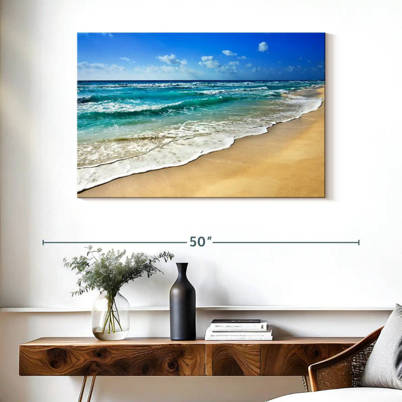 Ravi Cancun Beach II, 26" H x 39" W