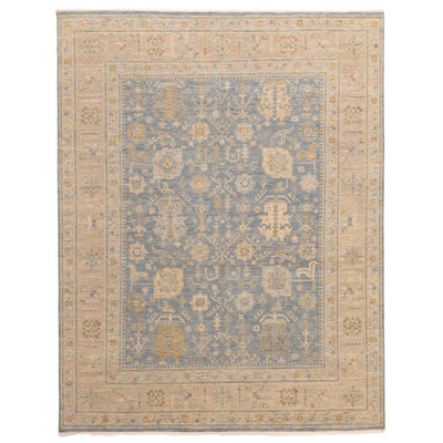 Jamshidpour Blue Rug 8'1" x 10'2"
