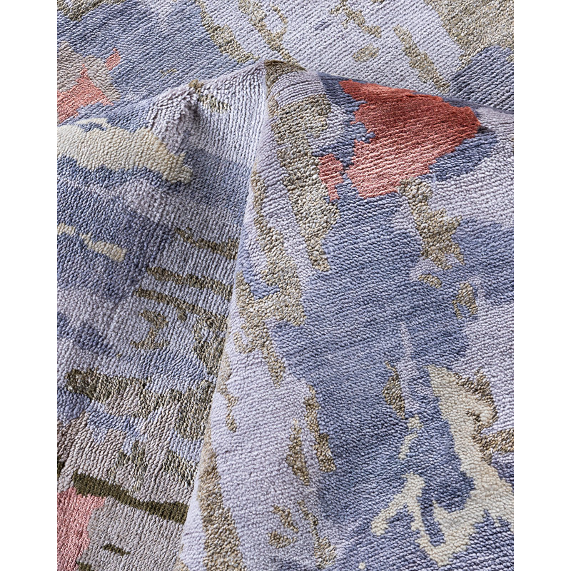 Overdyed One-of-a-Kind 9' 2" X 12' 3" Hand Knotted Area Rug