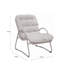 Chaise longue d'extérieur ergonomique en fer