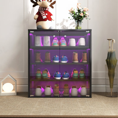 Boîte à chaussures avec lumière DEL RVB