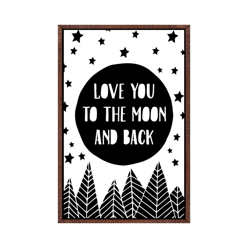 To The Moon by The Native State - Gallery-Wrapped Canvas Giclée on Canvas, 152.5 cm H x 101.5 cm W, Classic Wood Framed