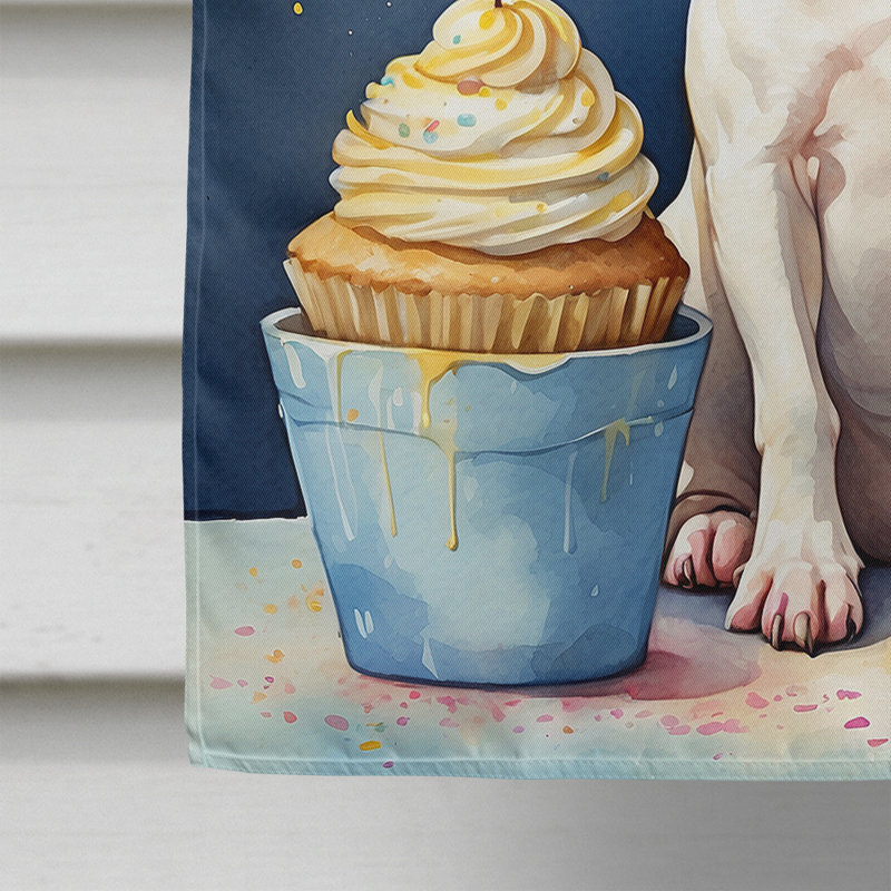 Drapeau «Happy Birthday House», Bull-terrier