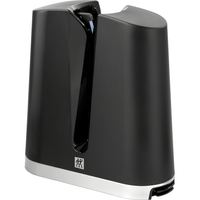 ZWILLING V-Edge Professional Knife Sharpener, for both Western and Japanese Blades, Black