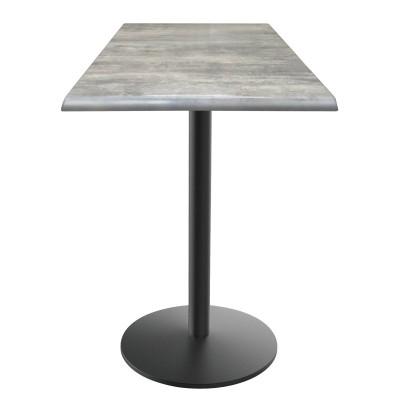 36" Tall, Indoor/Outdoor Table, Graystone, 36" L x 36" W