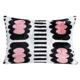 Ikat Velvet Throw Pillow