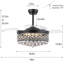 48" Dimmable Crystal Ceiling Fan With Led Lights And Remote Control-865544063