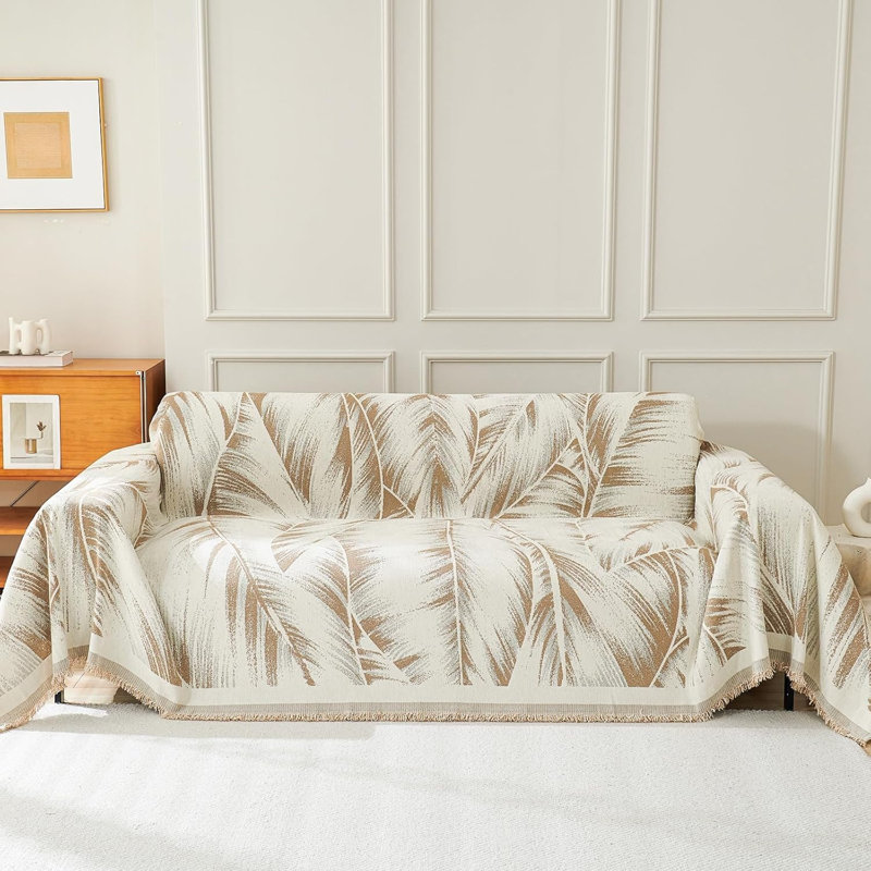 Chenille Box Cushion Sofa Slipcover