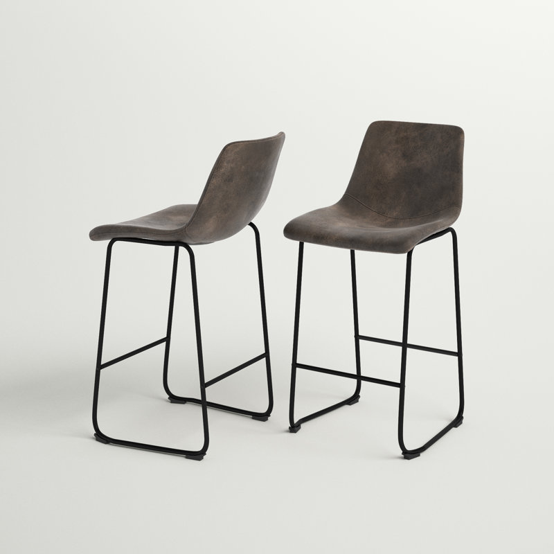 Tabouret de bar de 29 po Erika, Gris