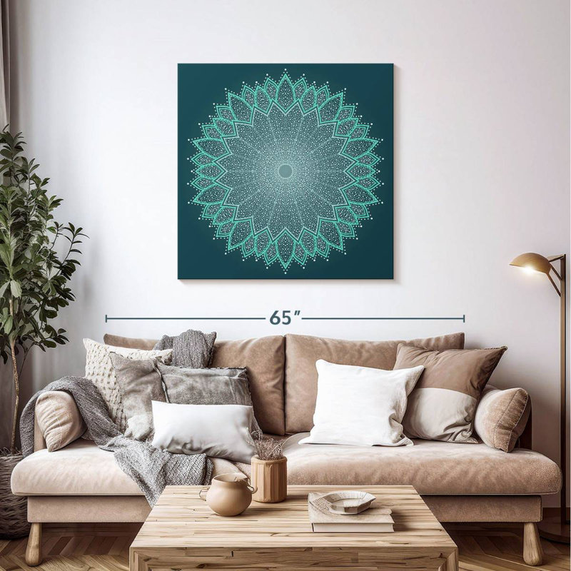 Kerner Turquoise Colored Mandala
