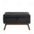 Mid-century modern square storage Ottoman-431949583