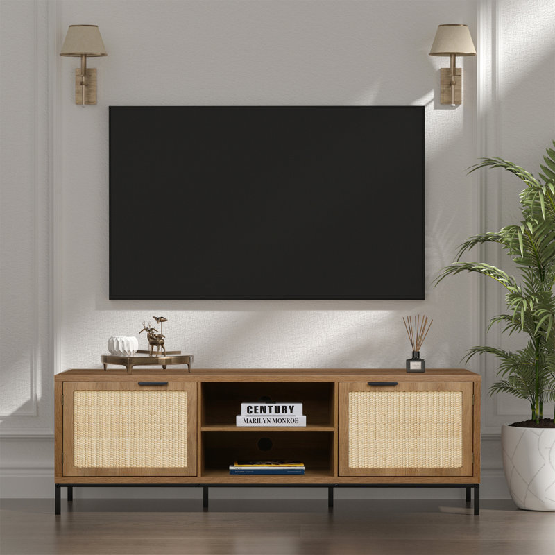 Meuble télé pour téléviseur de 65 po ou moins Shavonne